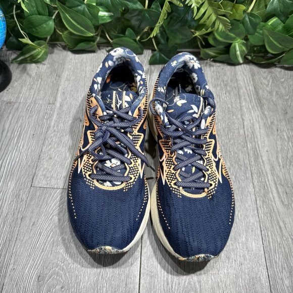 Mizuno Women's Wave Rider 27 Roxy Running Shoe Naval Academy/White Size 8.5 - Picture 2 of 10